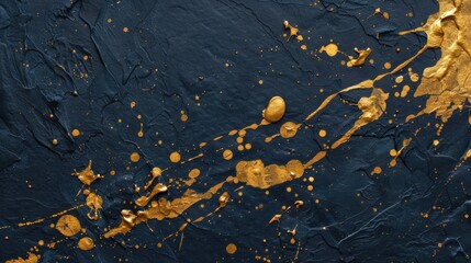 golden splashes on a dark background wallpaper