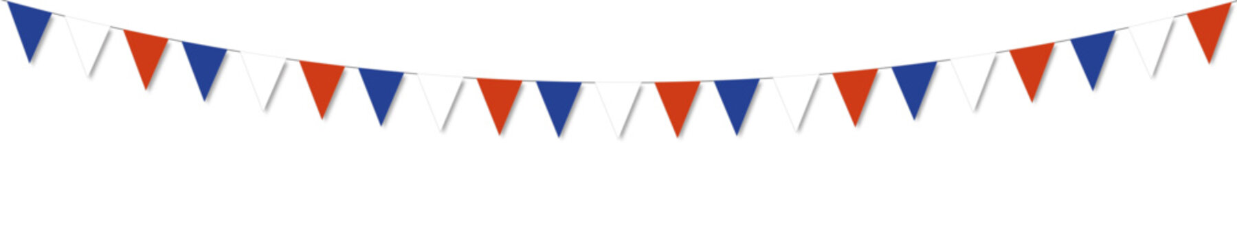 Fanions aux couleurs de la France