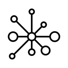 network icons set vector design
