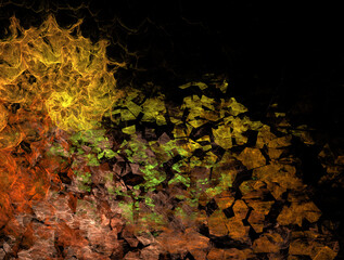 Imaginatory fractal abstract background Image