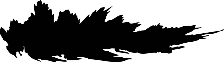 Dry paint brush stroke background