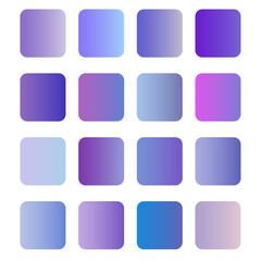Vector Purple color gradients big set background
