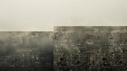 fortified wall constructed from calcium materials, symbolizing strength and protection. The wall stands tall against a muted background, with subtle textures adding visual interest.