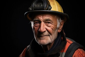 firefighter grandfather portrait