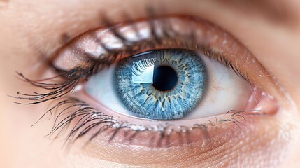 Close-up of a blue eye