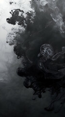 black and white smoke background