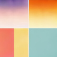 abstract background with lines, a series of four square images with different colors