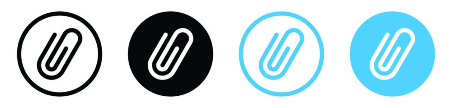 link icon, paperclip icon. attached link file icon, internet web page URL icon, attachment , document, office paper clip icon symbol