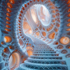 surreal fractal dream, playful mind