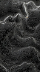 Wallpaper of a colored topographical map