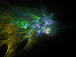 Imaginatory fractal abstract background Image