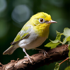 hoes white eye little cute bird