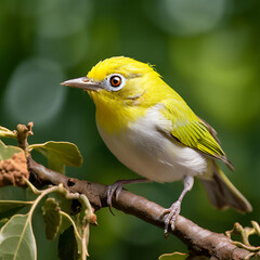 hoes white eye little cute bird