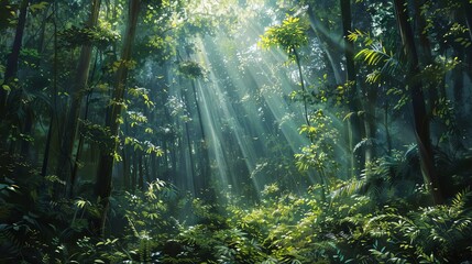 Fototapeta premium Forest restoration projects