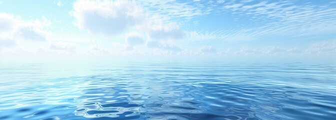 Azure water background. Calm blue water surface