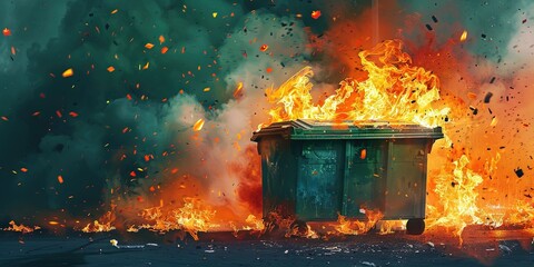 Dumpster fire