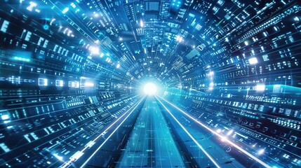 Perfect Digital Background for Neural Networks, AI, and Data Archives