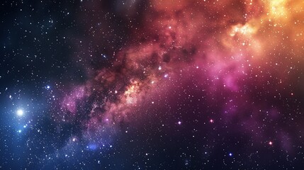 Obraz premium Captivating Milky Way Background Image Material