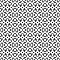 Fototapeta premium Ethnic ornament. Geometric wallpaper. Figures motif. Mosaic tiles. Ethnic digital paper. Abstract background, textile print, web design, backdrop, vector work. Seamless image. Tribal pattern.