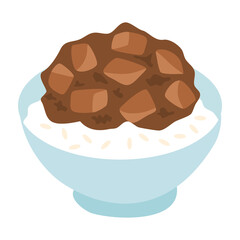 ru rou fan, taiwanese braised pork rice bowl