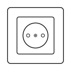 electrical socket icon design