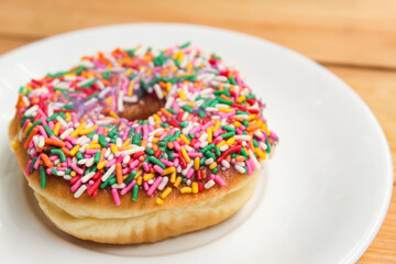 donut with sprinkles
