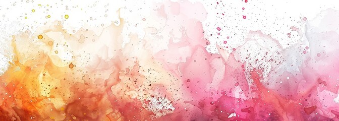 Fototapeta premium Colorful watercolor splashes background. Abstract watercolor texture