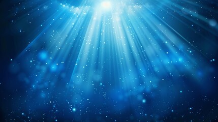 blue background concept with space for ads