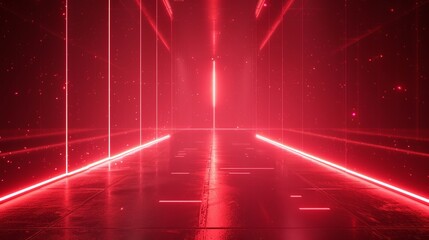 red background concept, glowing in the middle for ads. highlight for ads