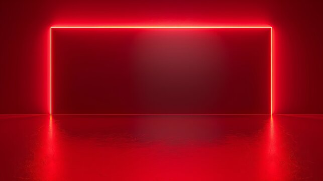 red background concept, glowing in the middle for ads. highlight for ads