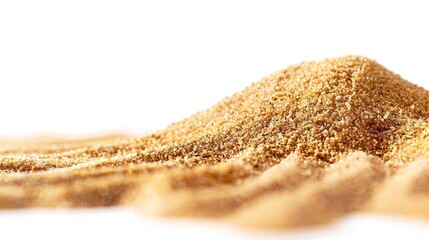 Smooth Golden Sand Texture.  A close-up of smooth, fine golden sand, emphasizing its texture and natural beauty.