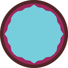 Circle textbox vector shape