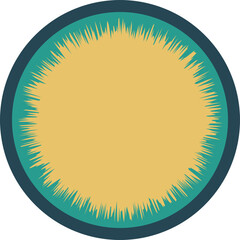 Circle textbox vector shape