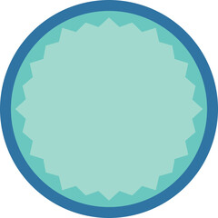 Circle textbox vector shape