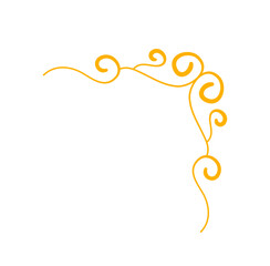 Corner Border Frame Hand drawn Vector 