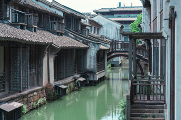 Beautiful landscape of China acient town Wuzhen
