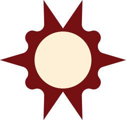 Circle Label textbox vector shape