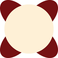 Circle Label textbox vector shape