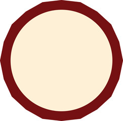 Circle Label textbox vector shape