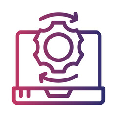 operating system gradient icon