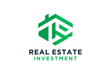 Fototapeta premium Letter K for Real Estate Remodeling Logo. Construction Architecture Building Logo Design Template Element.