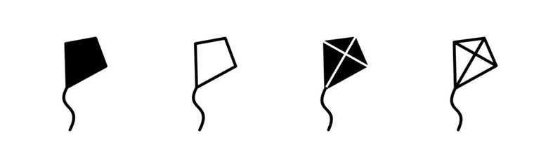 Kite icon set. kite vector icon.