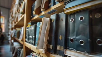 closet full of folders and documents generative ai