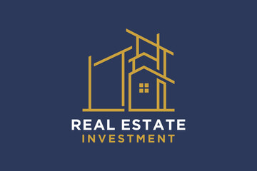 Obraz premium Letter L for Real Estate Remodeling Logo. Construction Architecture Building Logo Design Template Element.