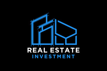 Obraz premium Letter Y for Real Estate Remodeling Logo. Construction Architecture Building Logo Design Template Element.