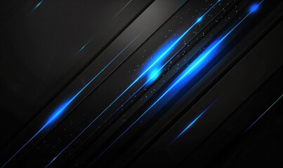 Glowing blue patterns on dark grey black surface