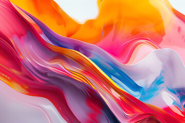 Minimalist error in abstract art, subtle distortions, clean lines, top view, showcasing refined digital aesthetics, digital tone, vivid color scheme.