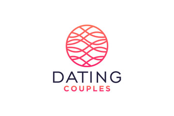 Couple Logo Template Design