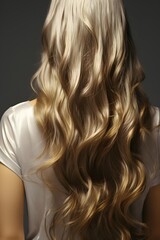 Naklejka premium shiny blonde hair
