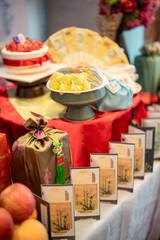 부모님 잔치 용돈 부채 병풍